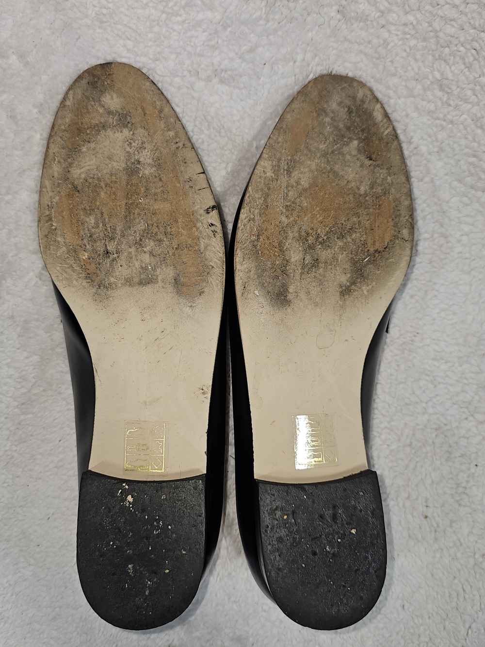 J. Crew Womens Black Patent Leather Academy Penny Loafers Slip On Size 8.5. - Picture 12 of 16